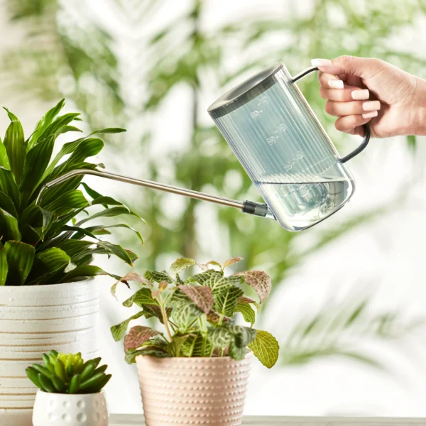 34 Ounce Gray Resin Watering Can - Image 3