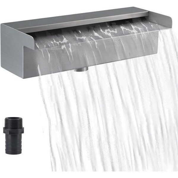12" Rectangular Water Feature Spillway for Swimming Pool - Image 2