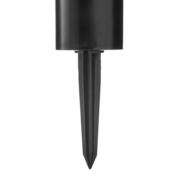 Solar Powered Black Bollard Landscape Path Light, 10 Lumens (6 Count) - Image 2